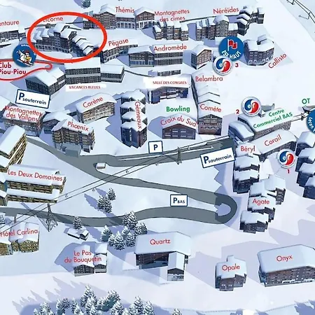 T2 Pour 5 Personnes, Skis Aux Pieds - L'ecrin Des Alpages Belle Plagne *